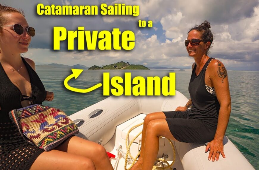 Sailing to an Off-grid private island in Belize