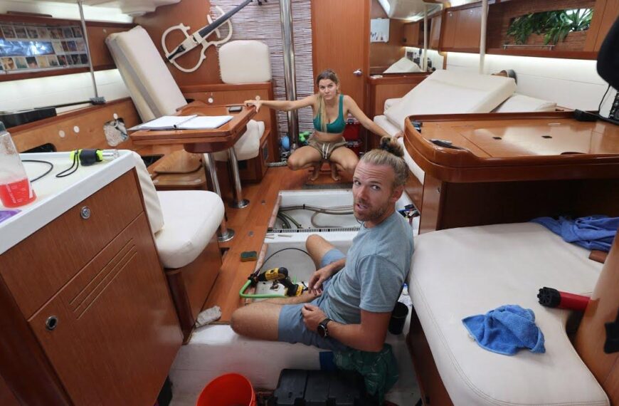 TAKING ON WATER! 😫 Crossing the Atlantic Update (Day 17) (we're ok!!) | EE 129
